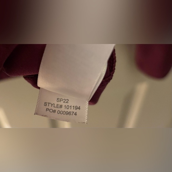 Rhone Session Quarter-Zip Pullover in Grape Wine, Size M - Picture 5 of 6